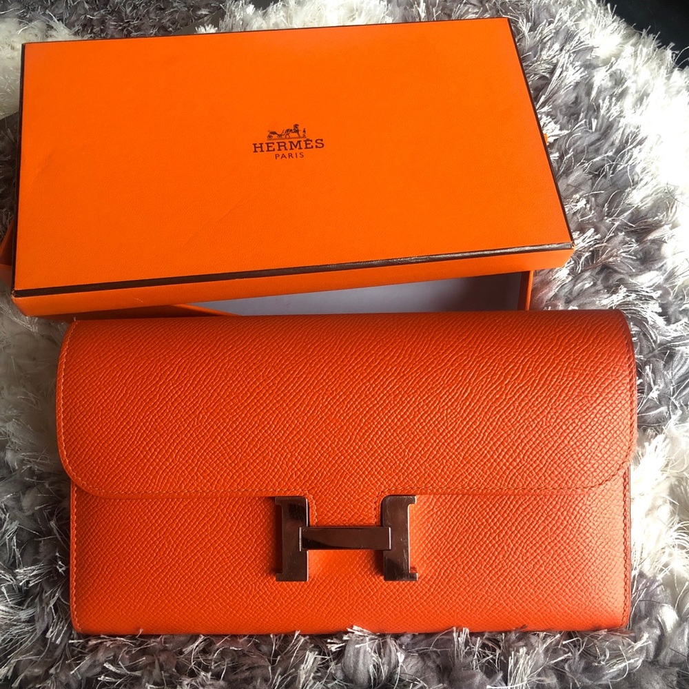 Brand new Hermès Constance long Wallet